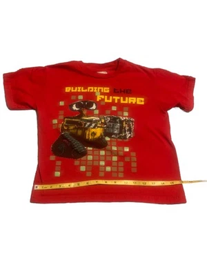 Camiseta Vintage Disney/Pixar Wall-E Roja Niños - Niños Talla 7 - Robot Foto 1 de 4