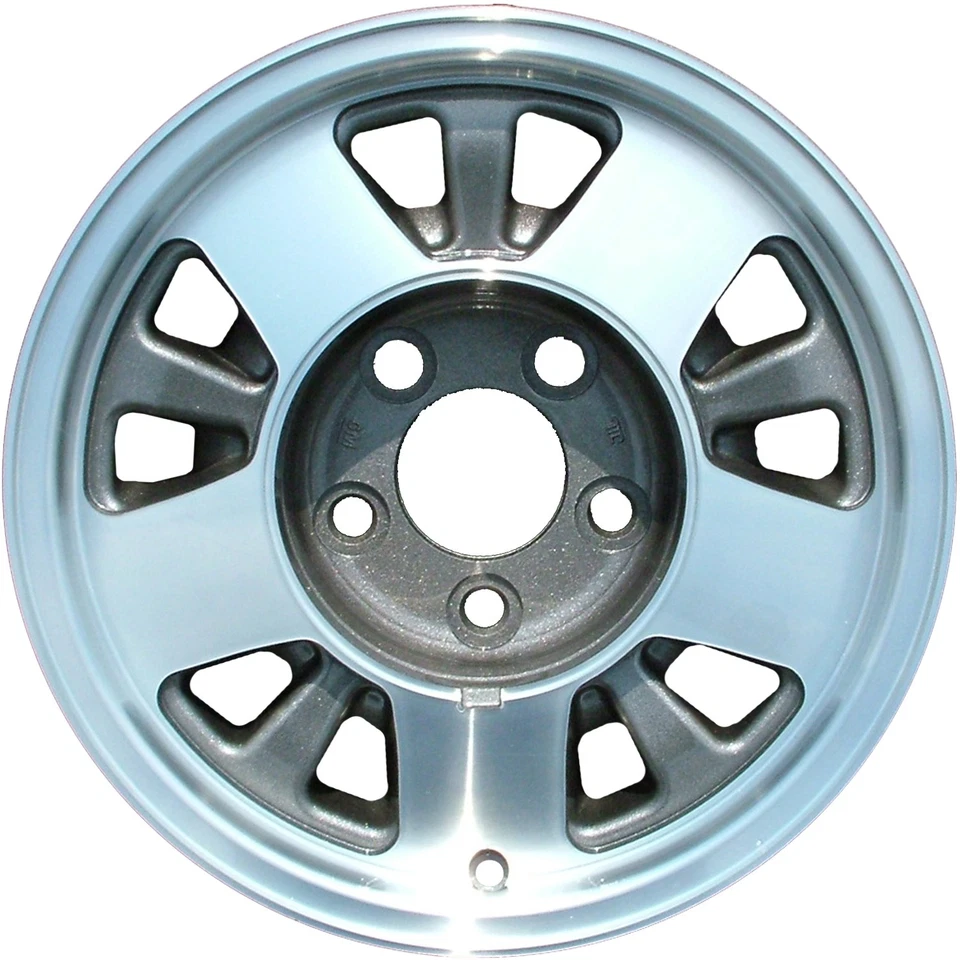 15x7 10 Slot Refurbished Aluminum Wheel Painted Charcoal 560-05016 - Image 1 of 1