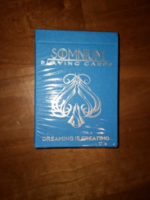 Somnium Playing Cards Blizzard Edition Blue Card Deck New Original Packaging Poker Game Rare - Image 1 of 4