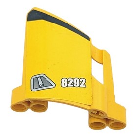 LEGO yellow panel 44352pb17 piece Technic vehicle truck set 8292