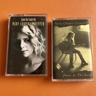 2 x MARY CHAPIN CARPENTER Cassette Albums - Come On Come On & Stones In The Road - Image 1 of 4