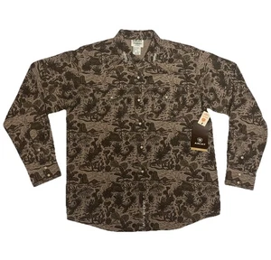 Ariat X Sendero Desert Retro Fit Langarmhemd mit Knopfleiste L Neu mit Etikett - Bild 1 von 15