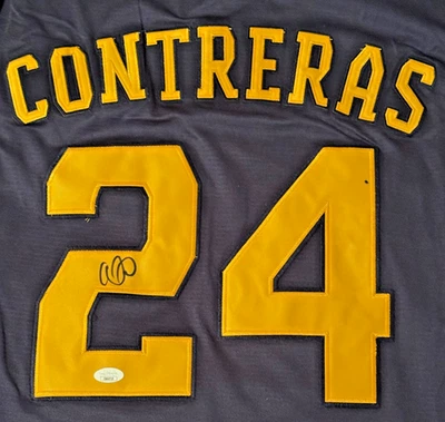 William Contreras signed auto autographed Milwaukee Brewers JSA - Image 1 of 4
