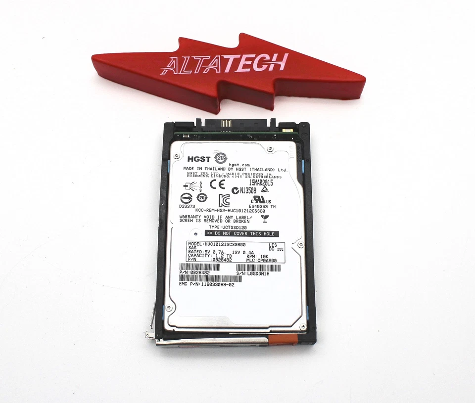 Dell V4-2S10-012 1,2 TB 10 K SAS 2,5 6 G VNX54/56/5800 Foto 1 de 4