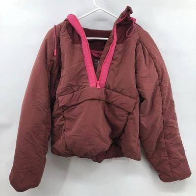 FP Movement 女式枕头可打包 Puffer 套衫酸樱桃尺寸 M — 第 1/4 张图片