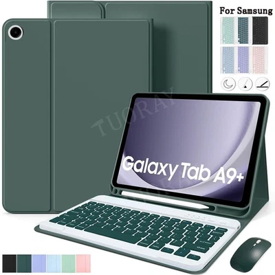 OMATOP Bluetooth Keyboard Case Mouse For Samsung Galaxy Tab A9+/A11+ Plus 11'' Tablet