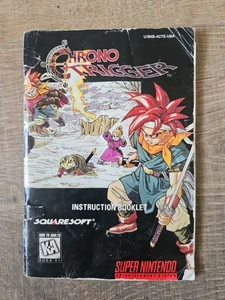 CHRONO TRIGGER SUPER NINTENDO SNES MANUALE ISTRUZIONI AUTENTICO SOLO LIBRO! S43 - Foto 1 di 5