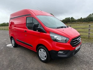2021 21 FORD TRANSIT CUSTOM 2.0TDCI SWB 340 L1 H2 HIGH ROOF VAN FSH EURO6 AIRCON - Picture 1 of 24
