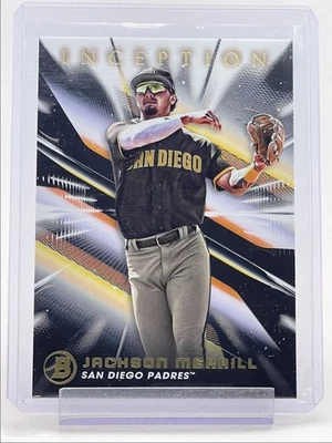 JACKSON MERRILL 2023 BOWMAN INCEPTION BASEBALL PADRES #1 Q3847 - Image 1 of 2