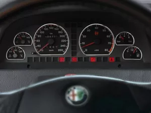 Fits Alfa Romeo 155 1992-1998 Cluster Gauge Dashboard Rings Speedo Trim 6pcs - Bild 1 von 7