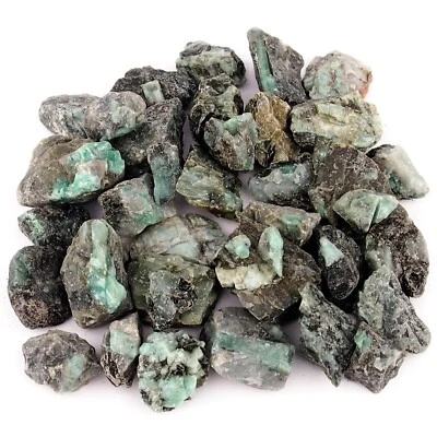 Smaragd auf Matrix 300g Rohsteine Wassersteine Edelsteine Wasseraufbereitung - Bild 1 von 4