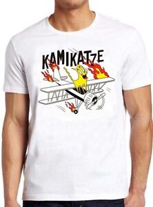 Kamikaze Cat Plane Kamikatze Funny  Meme Cult Movie Music Gift T Shirt M953