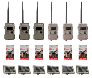 Cuddeback Cuddelink 3 L Series LRIR 3 Blackflash Cameras Solar Banks SD Cards - Picture 1 of 5