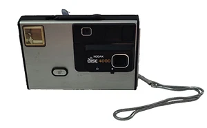 Vintage 80s Kodak DISC 4000 Camera, Strap, Case And User Guide Nostalgic - Picture 1 of 10