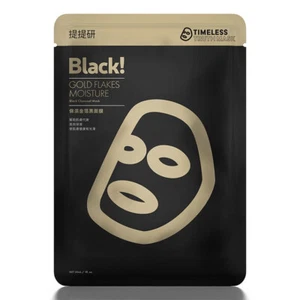 [TT TIMELESS TRUTH] Gold Flakes Moisture Boosting Black Charcoal Facial Mask 5pc - Picture 1 of 3