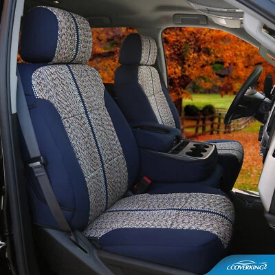 Premium Saddle Blanket Tailored Seat Covers for GMC Sierra - Made to Order - Image 1 of 4