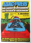 Groß-Plakat - ADAC-Preis Baden-Württemberg 1971 * Formel-2, Interserie –  Hocken