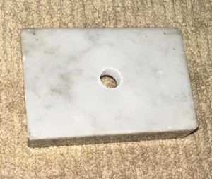 Vtg Marble Trophy Base Made In Italy 3” X 2” - Picture 1 of 9