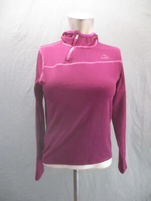 Sudadera con Capucha Ligera L.L.Bean Talla M (10-12) Niñas Borgoña 1/4 Cremallera Asimétrica 474 Foto 1 de 4