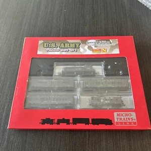 N Micro-trains Edizione Speciale US Army Train Set 1 - Foto 1 di 18