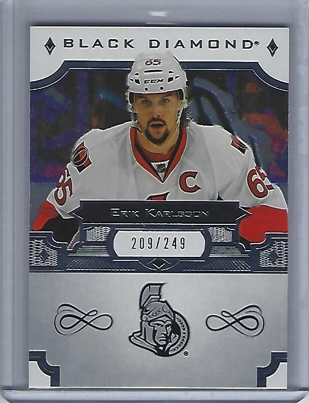 2017-18 Black Diamond #BDB-EK Erik Karlsson 209/249 - Image 1 of 2