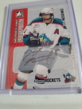 2005-06 TYLER MOSIENKO  ITG HEROES AND PROSPECTS AUTO CARD KELOWNA ROCKETS WHL.