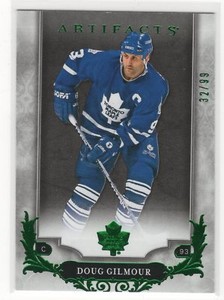 2018-19 Upper Deck Artifacts #153 Doug Gilmour Emerald #32/99