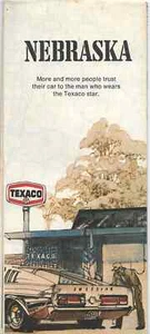 1974 Texaco Gas Nebraska Road Map - Picture 1 of 2
