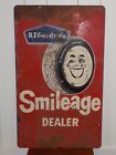 Vintage BF Goodrich Smileage Dealer Metal Tire Sign