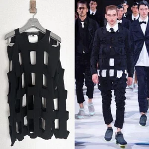 Comme des Garcons Homme Plus 19SS Crazy Suit Checkered Sweater Good condition - Picture 1 of 3