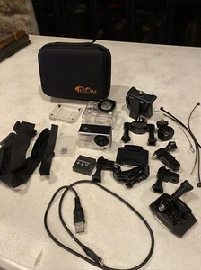Campark Xtreme 1 UHD 4K action cam Kit ACT74 With accessories Tested & Works O - Picture 1 of 11