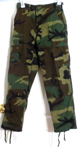 Pantalones de combate camuflados Woodland clima cálido militares de EE. UU., talla XS / X-cortos - Imagen 1 de 4