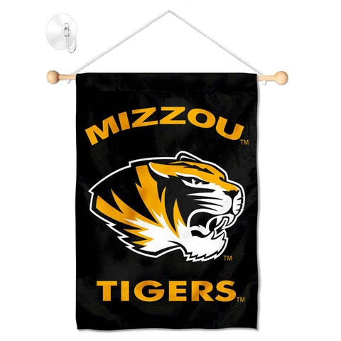Missouri Tigers Banner Window Hanging with Suction Cup Cover