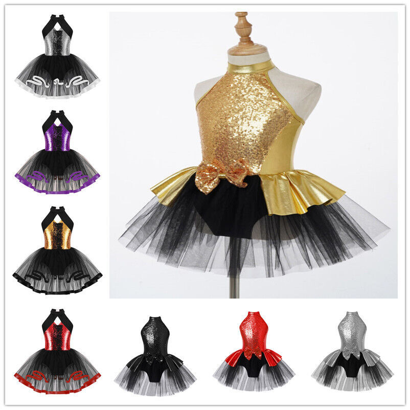 IEFiEL Donna Abito Da Ballo Latino Americano Con Strass A Manica Lunga - Foto 7