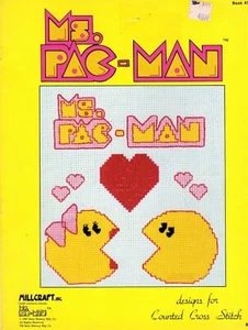 Ms. Pac-Man Millcraft, Inc. Designs for Cross Stitch Book #3 Leaflet NOS - Picture 1 of 3
