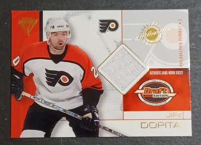 2001-02 Pacific Titanium Draft Day JERSEY #69 Jodi Dopita -  PACK FRESH - A-171 - Image 1 of 2