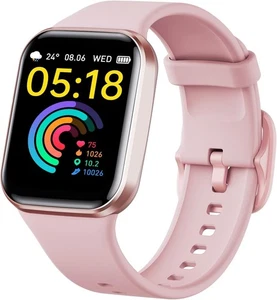 Orologio Fitness Activity Tracker come Fitbit Cardiofrequenzimetro Pedometro per Donna - Foto 1 di 12
