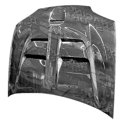 For Honda Civic 92-95 VIS Racing 92HDCVC2DFZ-010C Fuzion Style Carbon Fiber Hood Foto 1 de 3