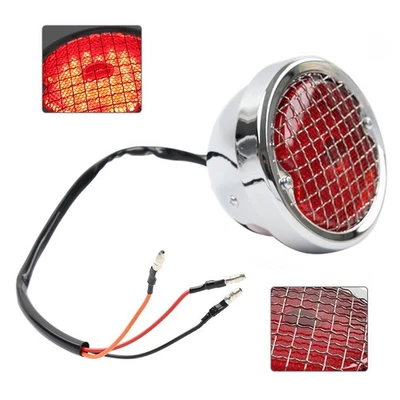 Motorcycle Tail Stop Light License Plate Lamp Fit Harley Bobber Chopper Cruiser - Image 1 of 4