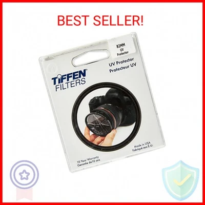 Tiffen 82UVP Slim 82mm UV Protection Filter for Camera Lens, Clear Optical Glass - Image 1 of 2