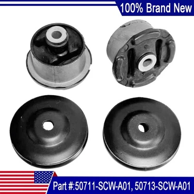 4PCS Rear Bushing Differential Mount Insulator 2Side For Honda Element 2003-2011 Foto 1 de 4