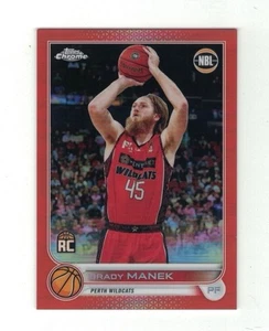 BRADY MANEK 2022-23 Topps NBL ORANGE PARALLEL #8/25 Australia Perth ROOKIE RC - Picture 1 of 2
