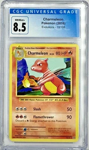 CGC 8.5 Evolutions Charmeleon #10 - 2016 XY NM/Mint+ 10/108 - Bild 1 von 2
