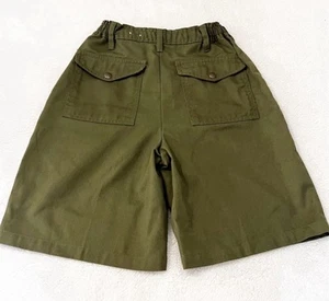 Vintage Boy Scouts Cargo Shorts Uniform Green Sz 16 USA - Picture 1 of 2