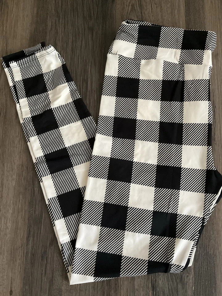 LuLaRoe 2025 Warm Wishes Holiday Leggings OS One Size - As Pictured