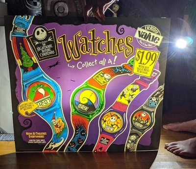 Relojes vintage de plástico Burger King Pesadilla antes de Navidad 1993 Foto 1 de 4