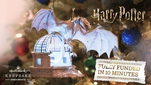 Hallmark Harry Potter Escape from Gringotts 2 Piece Keepsake Ornament Set - Picture 1 of 7