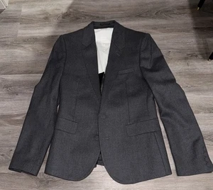 Maison Martin Margiela x H&M Blazer Mens 40R Gray Wool Fused Jacket RARE - Picture 1 of 5