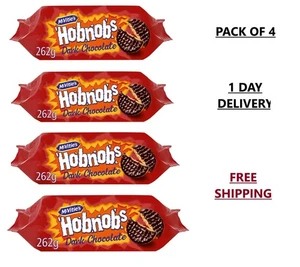 Mcvitie's Dark Chocolate Hobnobs 262g - (PACK OF 4) - Picture 1 of 7