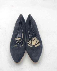 Michael Kors Collection Womens Black Lace-Up Espadrille Flats Size 39.5 - Picture 1 of 11